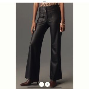 Mauve Black Flare Pants